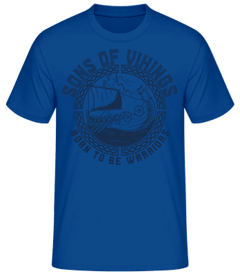 Sons Of Vikings - Camiseta básica para hombre - Azul real - delante