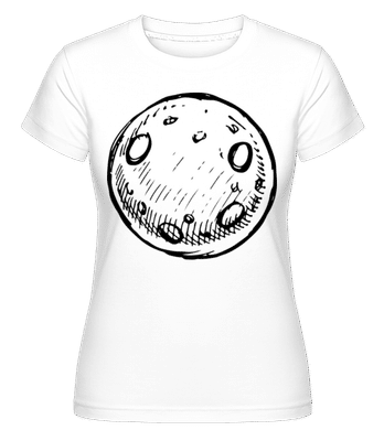 Lune -  T-shirt Shirtinator femme - Blanc - Devant