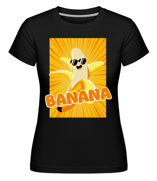 Aperçu: Banana -  T-shirt Shirtinator femme - Noir - Devant