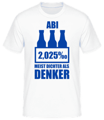 Abi Mehr Dichter 25 · Männer Basic T-Shirt
