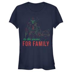 Star Wars - The Mandalorian - Mandalorian & the Child Family Time - Christmas - Women's T-Shirt