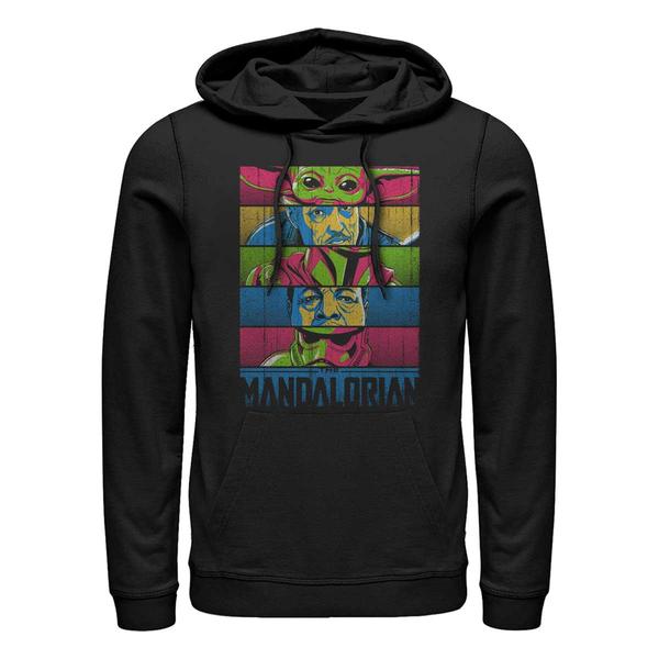 Aperçu: Star Wars - The Mandalorian - Skupina Mando Bro - Unisex Sweat à capuche - Noir - Devant