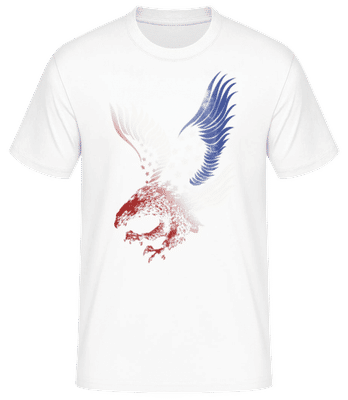 Aigle Américain - T-shirt standard Homme - Blanc - Devant