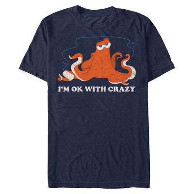 Pixar - Findet Dorie - Hank Okay Crazy - Männer T-Shirt - Marine - Vorne