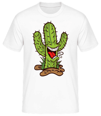 Cactus Mouth - Pánské basic tričko - Bílá - Napřed