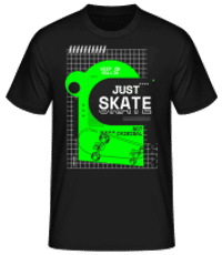 Just Skate - T-shirt standard Homme - Noir - Devant