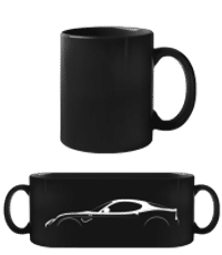'Alfa Romeo 8C Competizione' Silhouette - Tasse Noire - Noir - Devant
