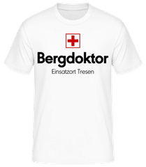 Bergdoktor Einsatzort Tresen · Männer Basic T-Shirt