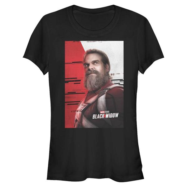 Aperçu: Marvel - Black Widow - Gardien rouge Guardian Portrait - Femme T-shirt - Noir - Devant