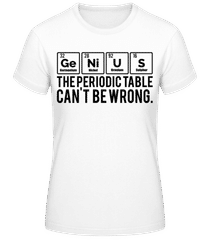 Periodic Table Genius · T-shirt standard Femme