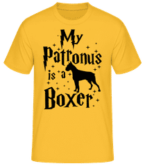 My Patronus Is A Boxer · Männer Basic T-Shirt