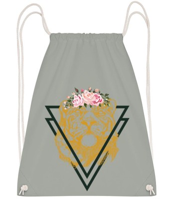 Boho Lioness - Turnbeutel - Anthrazit - Vorne