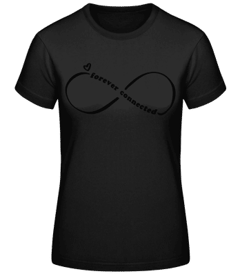 Forever Connected - Camiseta básica de mujer - Negro - delante