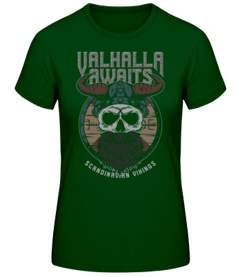 Scandinavian Vikings - Women's Basic T-Shirt - Bottle green - Front