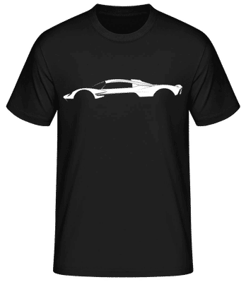 'Aston Martin Valkyrie' Silhouette - Men's Basic T-Shirt - Black - Front