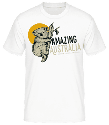 Koala Amazing Australia - T-shirt standard Homme - Blanc - Devant