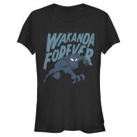 Marvel - Black Panther Wakanda Saturday Morning - Femme T-shirt - Noir - Devant