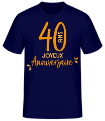40 Ans Joyeux Anniversaire · T-shirt standard Homme
