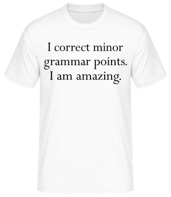 I Am Amazing - T-shirt standard Homme - Blanc - Devant