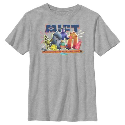 Pixar - Monsters - Group Shot Mift Comedians - Kids T-Shirt - Heather grey - Front