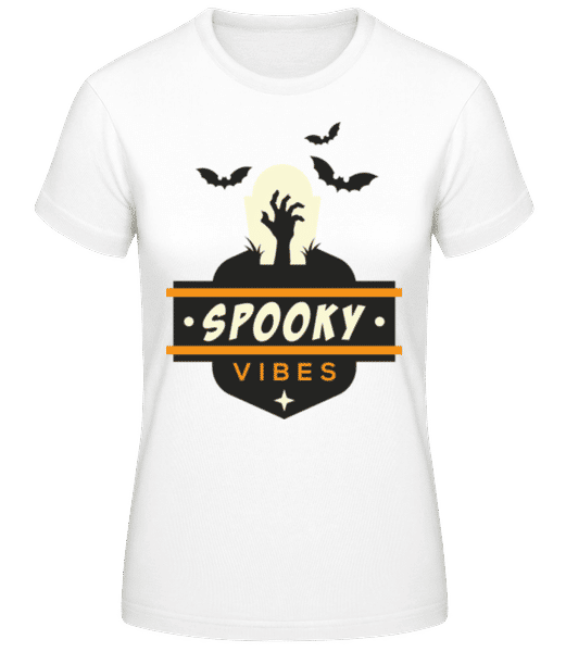 Aperçu: Spooky Vibes - T-shirt standard Femme - Blanc - Devant
