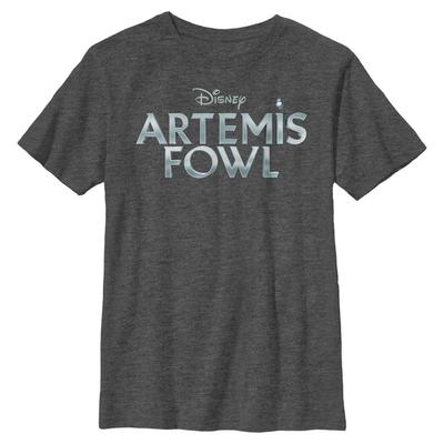 Disney Classics - Artemis Fowl - Logo Metallic - Kids T-Shirt - Heather anthracite - Front