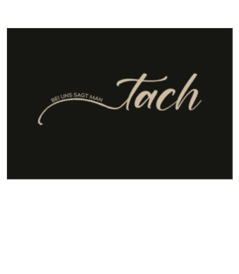 Bei Uns Sagt Man Tach - Fußmatte - Weiß - Vorne