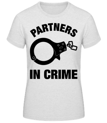 Partner in crime - Women's Basic T-Shirt - Heather grey - Front