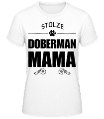 Stolze Doberman Mama · Frauen Basic T-Shirt