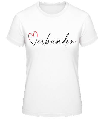 Verbunden - Frauen Basic T-Shirt - Weiß - Vorne