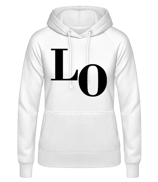 Aperçu: Lo - Sweat à capuche Femme - Blanc - Devant