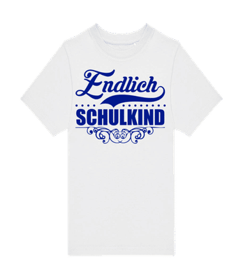 Endlich Schulkind - Kinder T-Shirt B&C - Weiß - Vorne