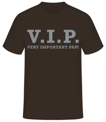 Very Important Papi - Men's Basic T-Shirt - Brown - Front