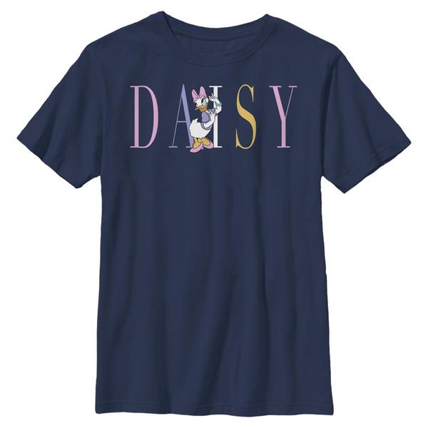 Aperçu: Disney Classics - Mickey Mouse - Daisy Duck Daisy Fashion - Enfant T-shirt - Bleu marine - Devant