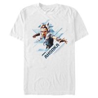 Star Wars - The Clone Wars - Ahsoka Angled - Hombres Camiseta - Blanco - delante