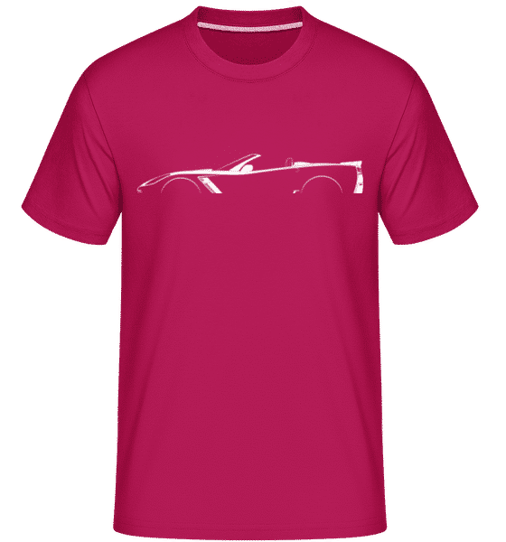 Preview: 'Chevrolet Corvette C7 Z06' Silhouette - Shirtinator Men's T-Shirt - Magenta - Front