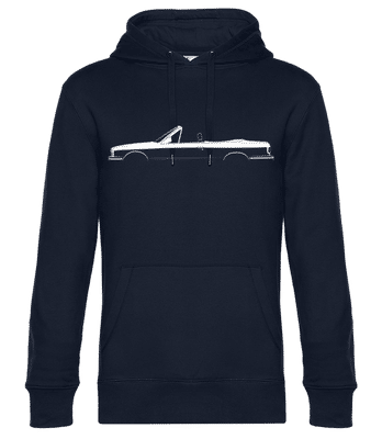 'BMW M3 Cabrio E30' Silhouette - Männer Standard Hoodie - Marine - Vorne