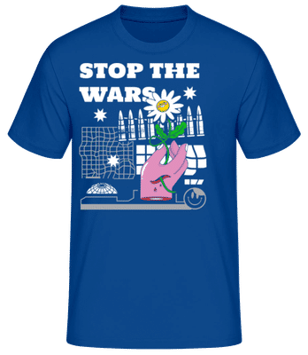 Stop War - T-shirt standard Homme - Bleu royal - Devant