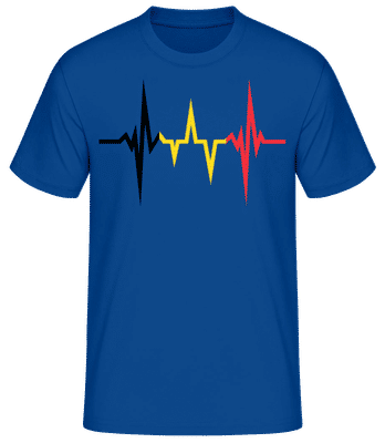 Bruxelles Belgique Drapeau BPM - T-shirt standard Homme - Bleu royal - Devant