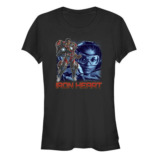Marvel - Panthère noire Wakanda pour toujours - Iron Heart Hero - Femme T-shirt - Noir - Devant