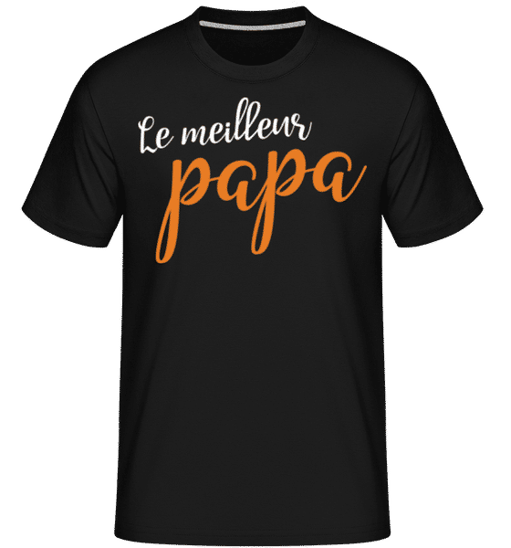 Aperçu: Le Meilleur Papa -  T-Shirt Shirtinator homme - Noir - Devant