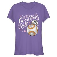 Star Wars - Sila sa prebúdza - BB-8 Good Times Heart - Deň svätého Valentína - Dámske Tričko - Lila - Predné
