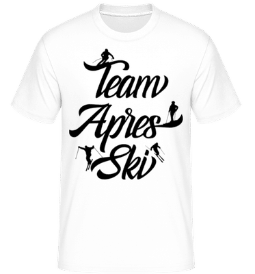 Team Apres Ski -  T-Shirt Shirtinator homme - Blanc - Devant