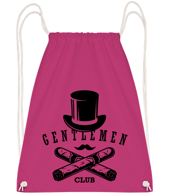 Gentlemen Club - Turnbeutel - Magenta - Vorn