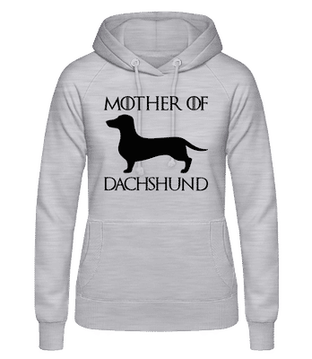 Mother Of Dachshund - Women's Hoodie - Heather grey - Front