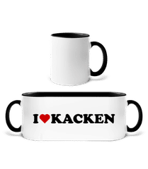 I Love Kacken · Tasse zweifarbig