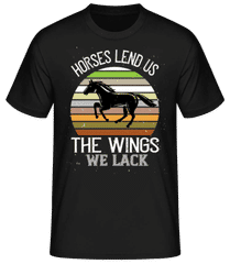 Horses Lend Us The Wings We Lack · Pánské basic tričko