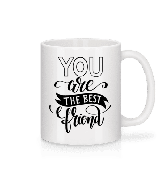 Aperçu: You Are The Best Friend - Mug en céramique blanc - Blanc - Devant