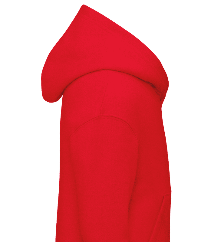 Aperçu: Sweat à capuche standard pour enfant - Rouge - Droite