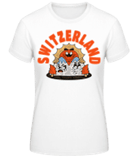 Switzerland - Women's Basic T-Shirt - White - Front